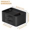 Marbrasse Pen Organizer with 2 Drawer, Multi-Functional Pencil Holder for Desk, Desk Organizers and Accessories with 5 Compartments + Drawer for Office Art Supplies (Black)